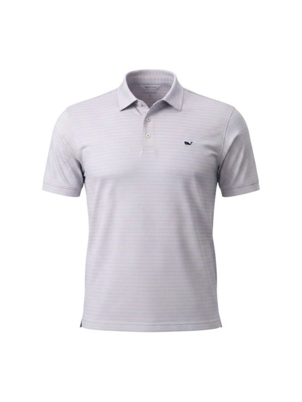 Vineyard Vines Mens Sankaty Striped Short Sleeve Polo Shirt XL Whale Logo